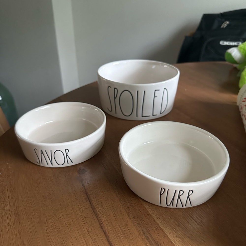 Rae Dunn Pet Dishes